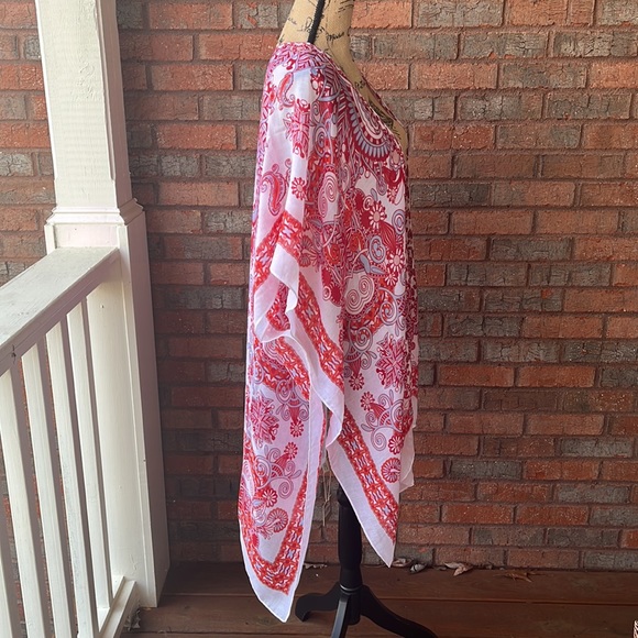 Bohemian Pattern Kimono Cardigan Coverup - Picture 7 of 13
